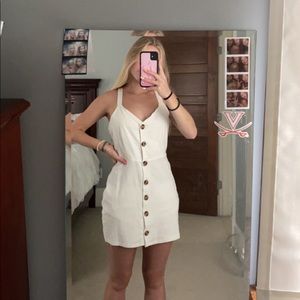 White button up pacsun dress